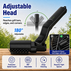 Electric Grill Brush, 3 Speed BBQ Cleanup 180° Adjustable