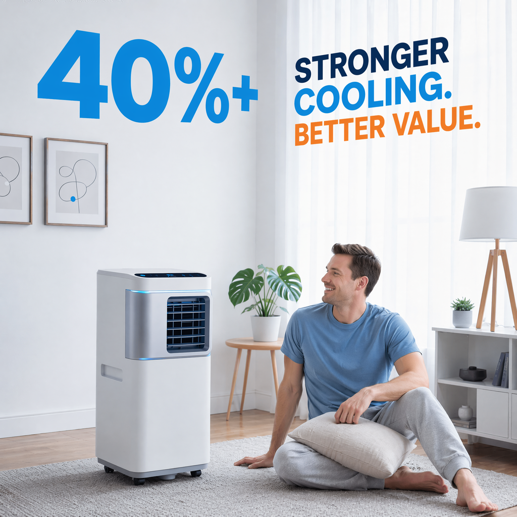 Portable Air Conditioning - Smart AC Unit with WiFi/Remote Control