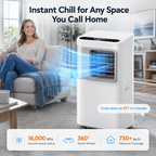 Portable Air Conditioning - Smart AC Unit with WiFi/Remote Control